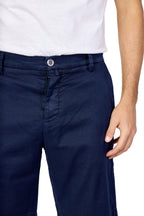 JACOB COHEN | George Cotton & Linen Shorts | Dark Blue