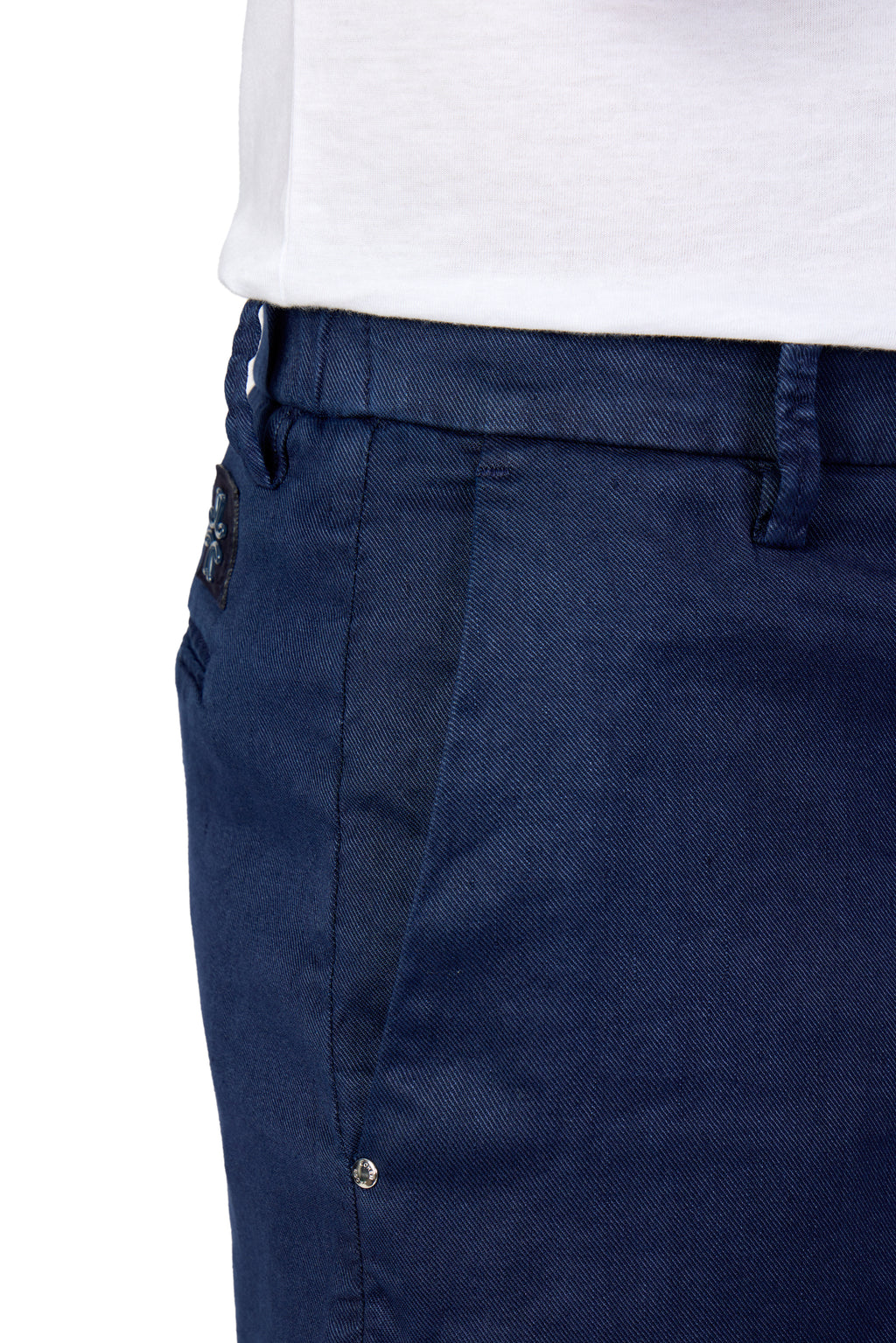 JACOB COHEN | George Cotton & Linen Shorts | Dark Blue