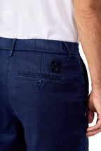JACOB COHEN | George Cotton & Linen Shorts | Dark Blue