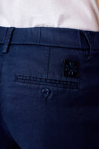 JACOB COHEN | George Cotton & Linen Shorts | Dark Blue