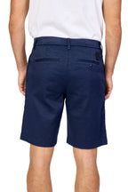JACOB COHEN | George Cotton & Linen Shorts | Dark Blue