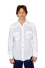 JACOB COHEN | Western Shirt With Embroidered Back | White