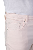 JACOB COHEN | Bard Twill Cotton Trousers | Pink
