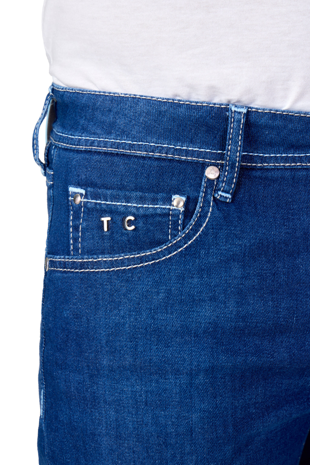 TRAMAROSSA | Denim Ascanio Shorts | Mid-Denim