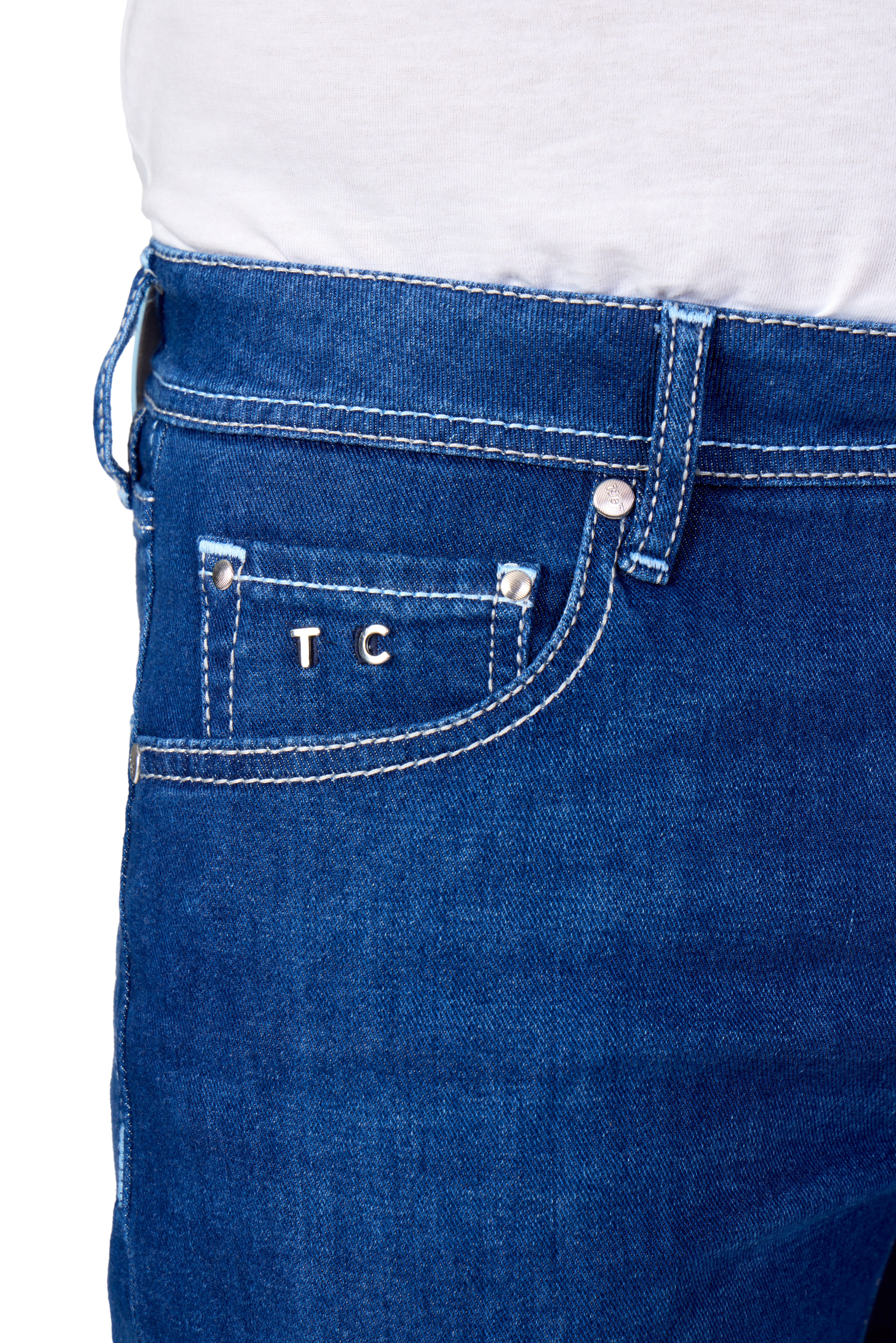 TRAMAROSSA | Denim Ascanio Shorts | Mid-Denim