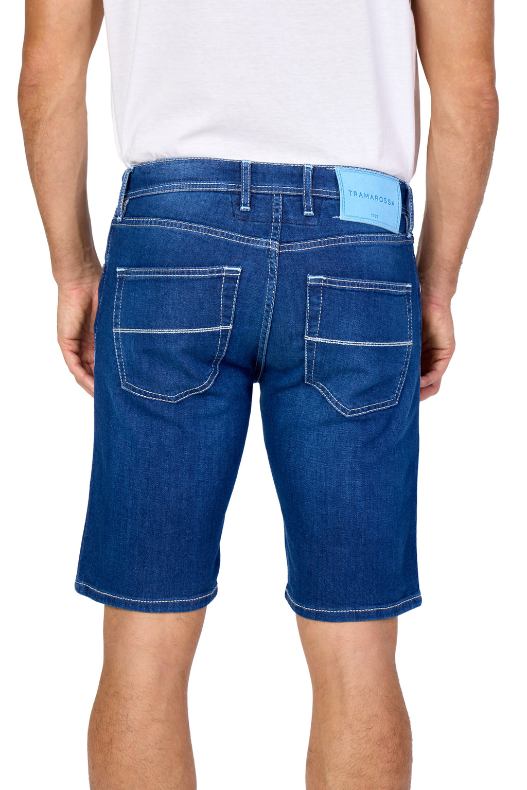 TRAMAROSSA | Denim Ascanio Shorts | Mid-Denim