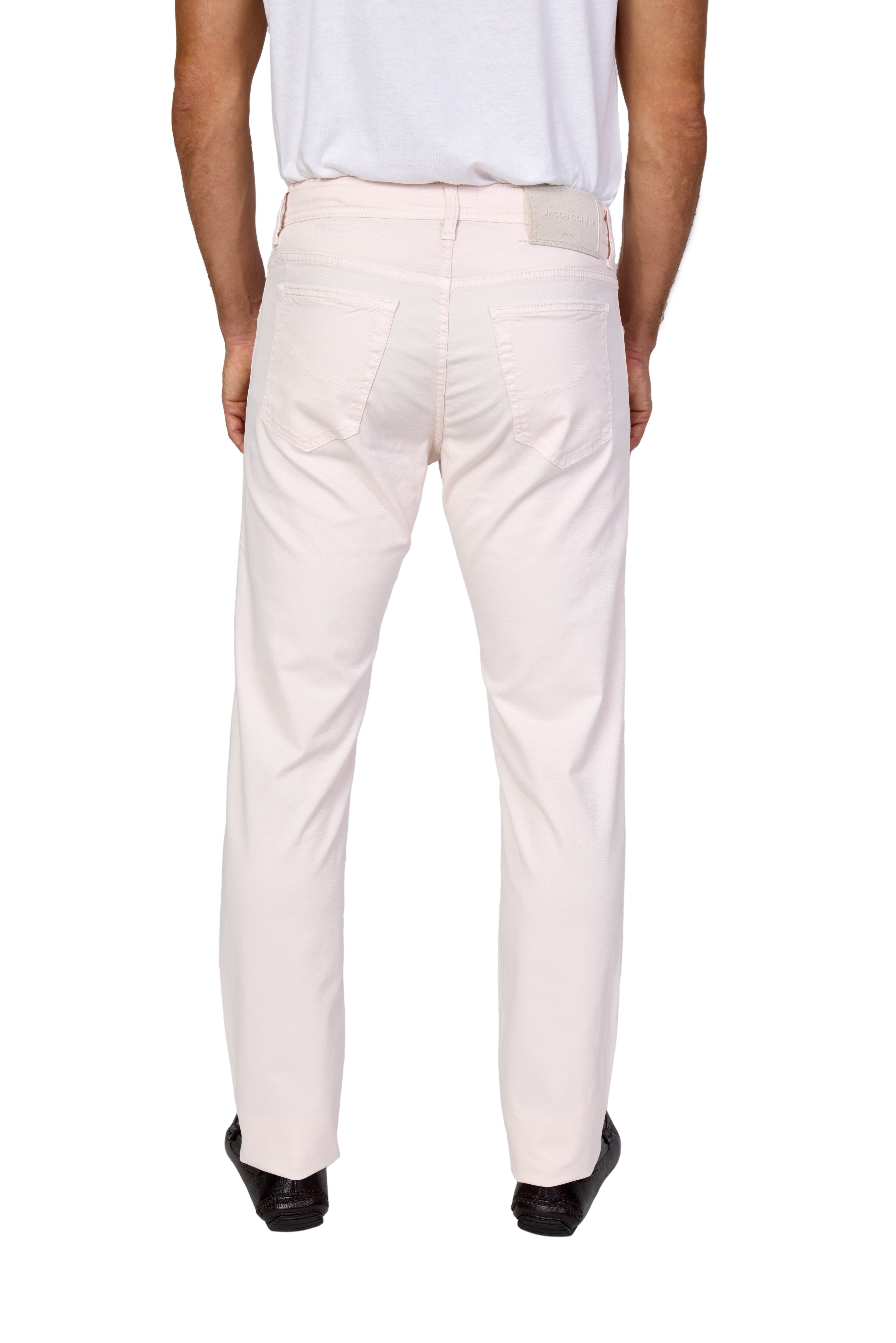 JACOB COHEN | Bard Twill Cotton Trousers | Pink