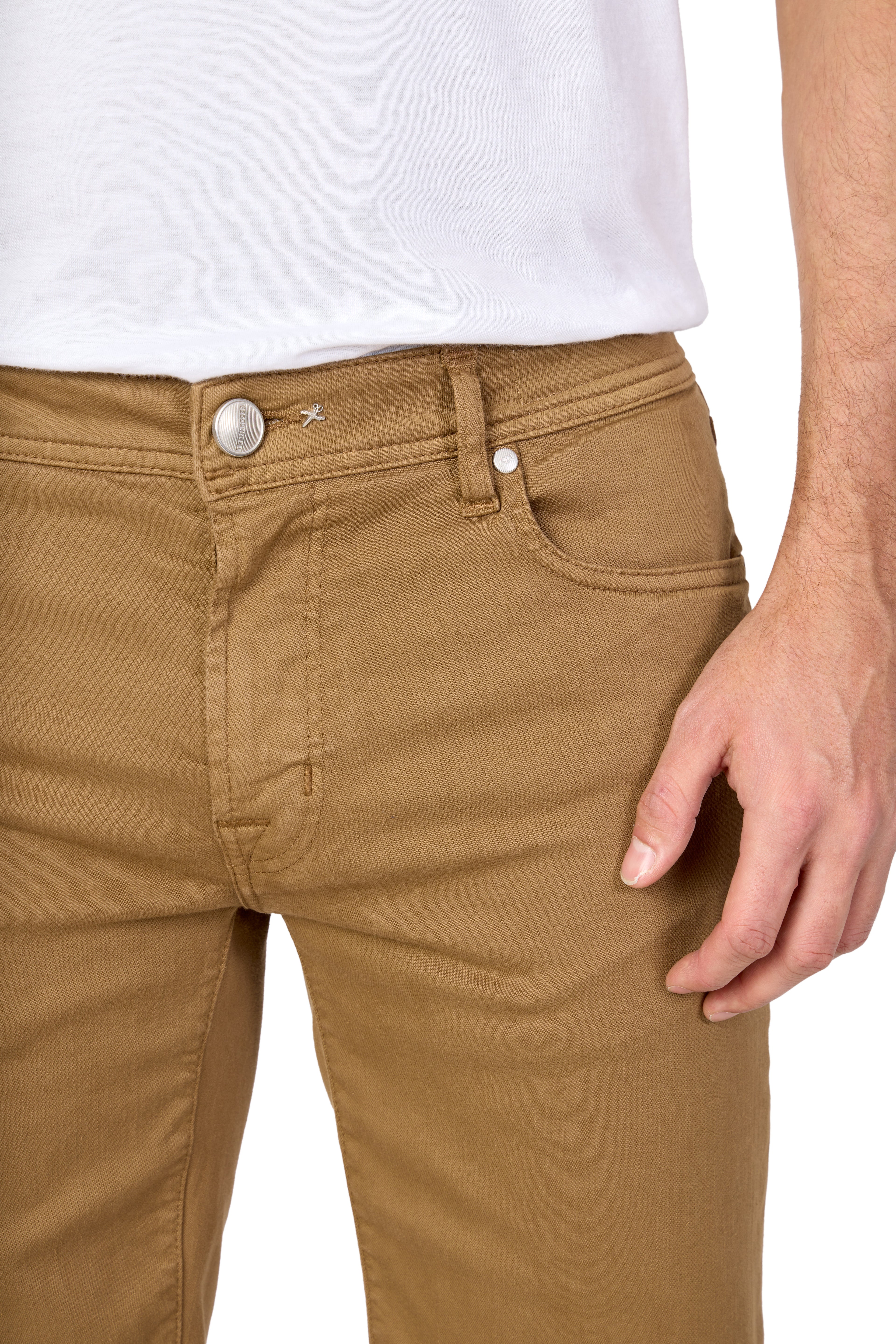 TRAMAROSSA | 5 Pocket Ascanio Shorts | Tobacco