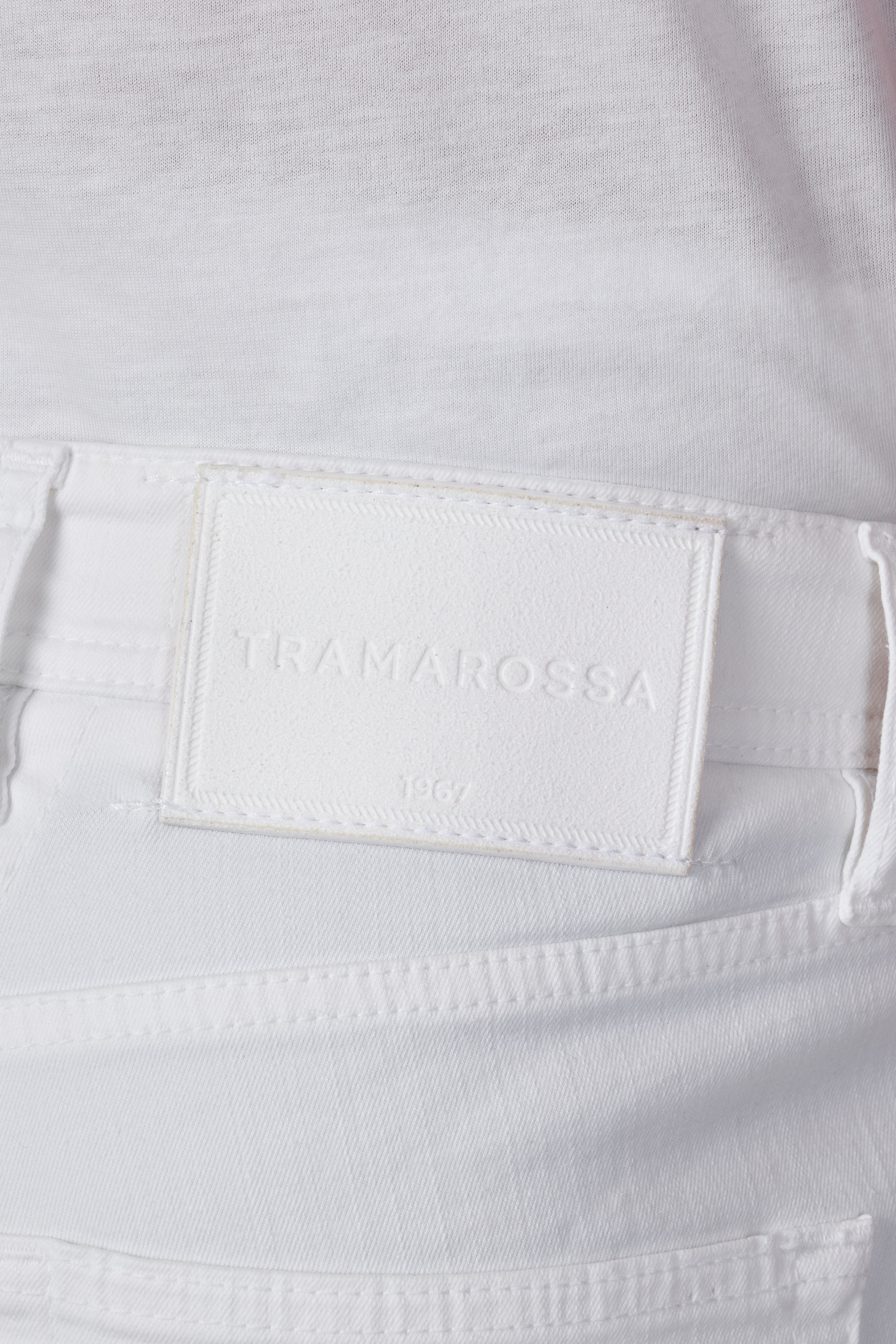 TRAMAROSSA | 5 Pocket Ascanio Shorts | White