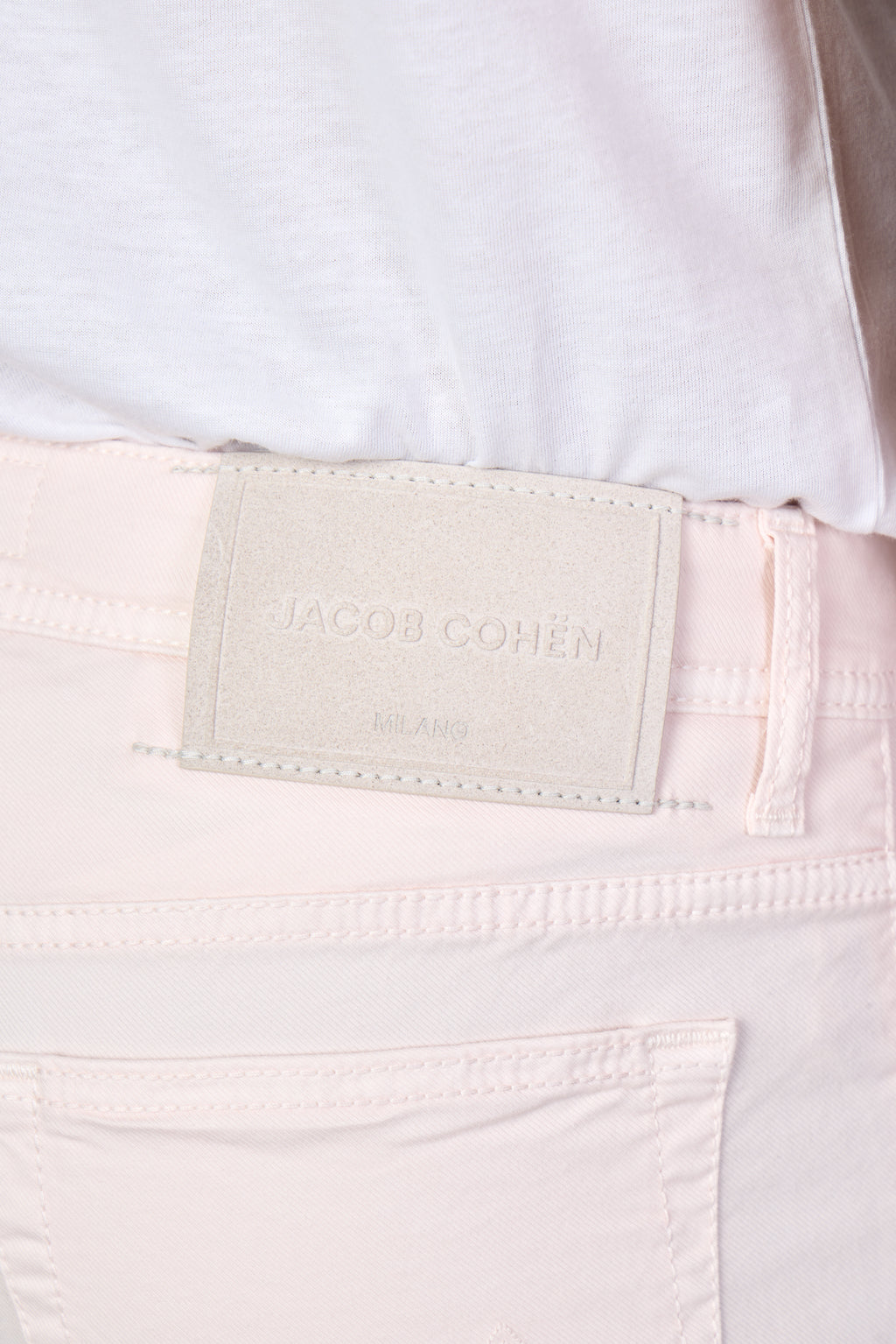 JACOB COHEN | Bard Twill Cotton Trousers | Pink