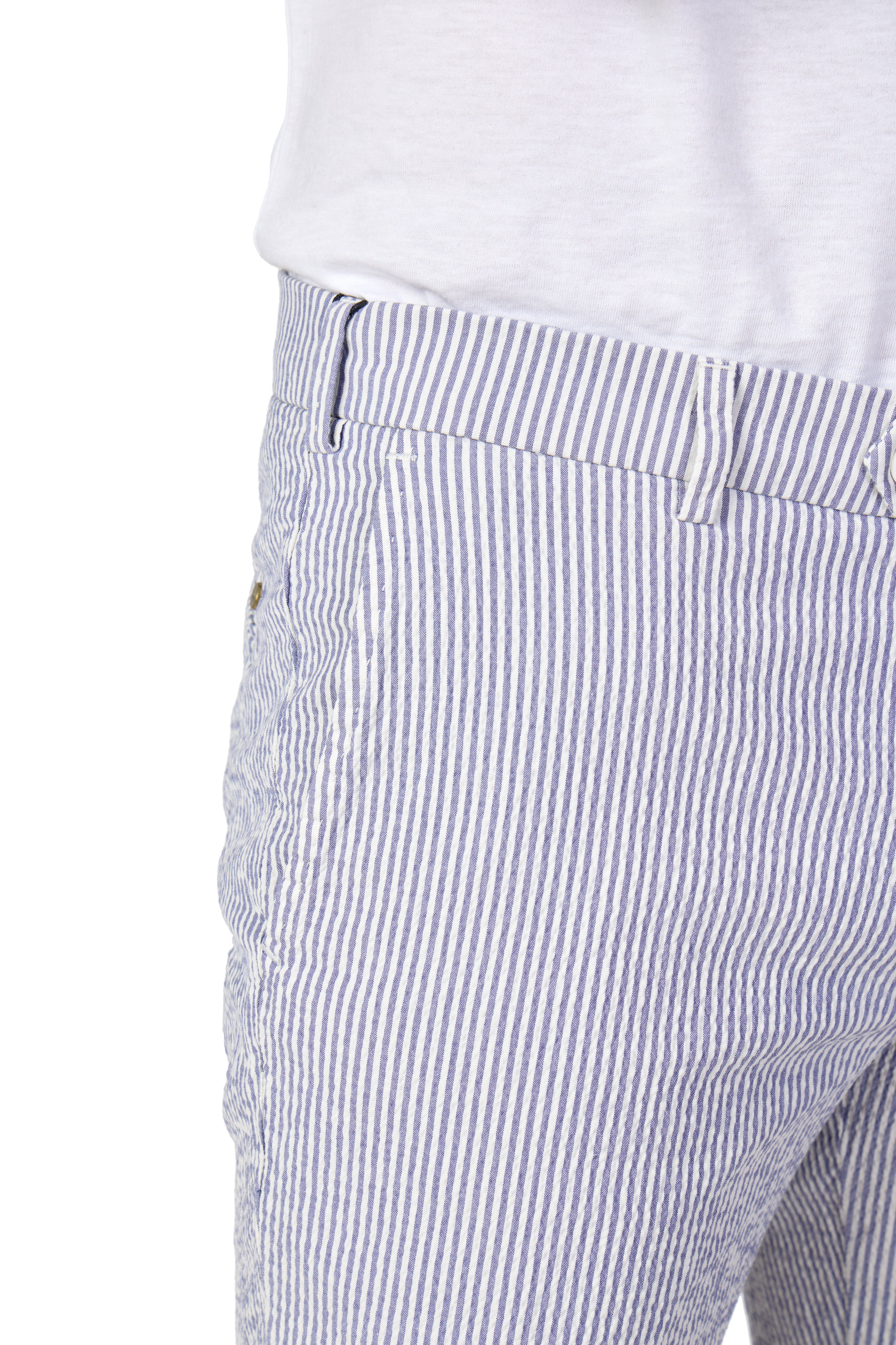 MMX | Seersucker B-Pegasus Shorts | Blue & White