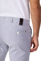 MMX | Seersucker B-Pegasus Shorts | Blue & White
