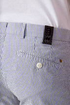 MMX | Seersucker B-Pegasus Shorts | Blue & White