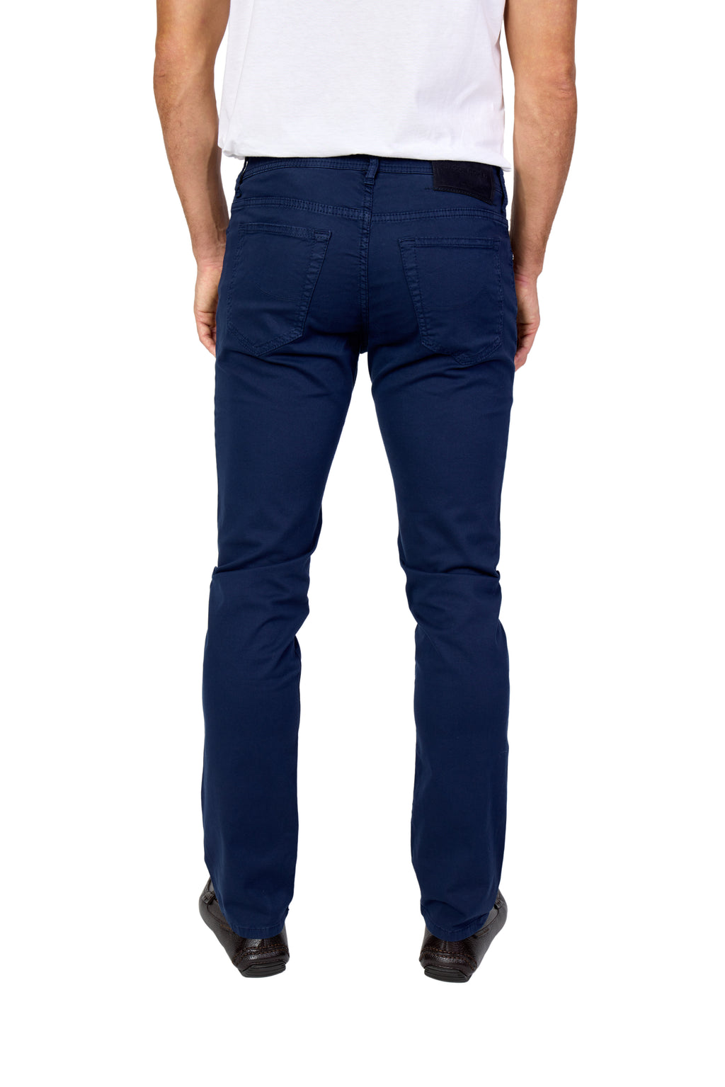 JACOB COHEN | Bard Twill Cotton Trousers | Blue