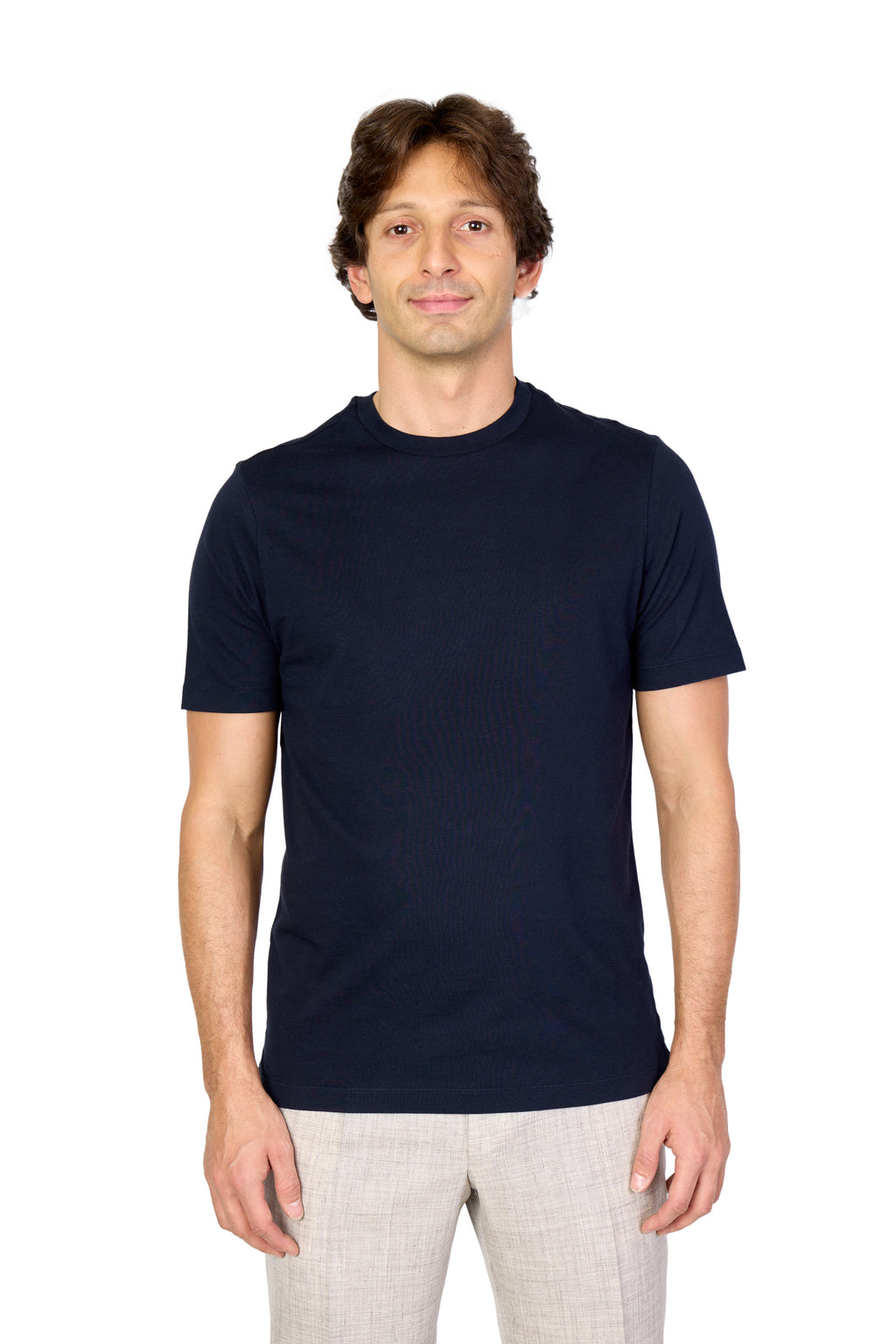 CANALI | Cotton T-Shirt | Midnight Blue