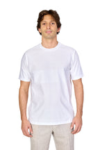 CANALI | Self-Stripe T-Shirt | White
