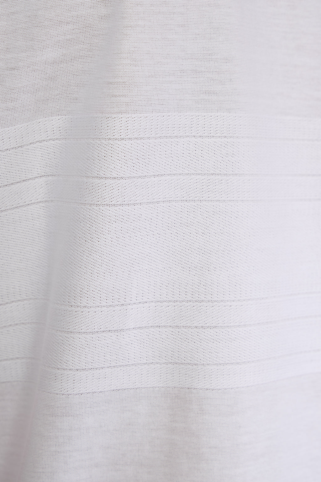 CANALI | Self-Stripe T-Shirt | White