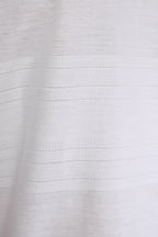 CANALI | Self-Stripe T-Shirt | White