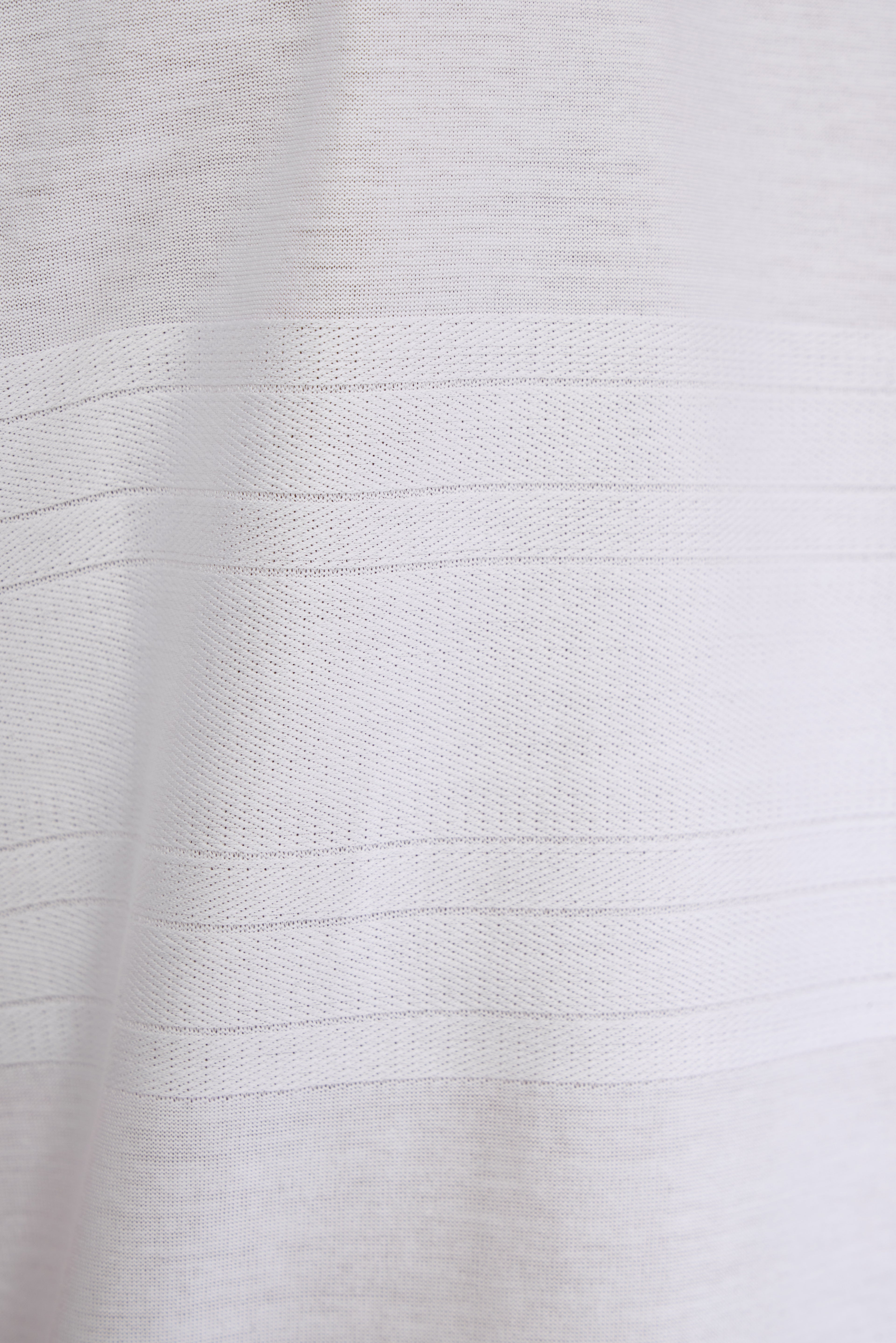 CANALI | Self-Stripe T-Shirt | White