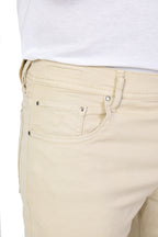 JACOB COHEN | Bard Twill Cotton Trousers | Beige
