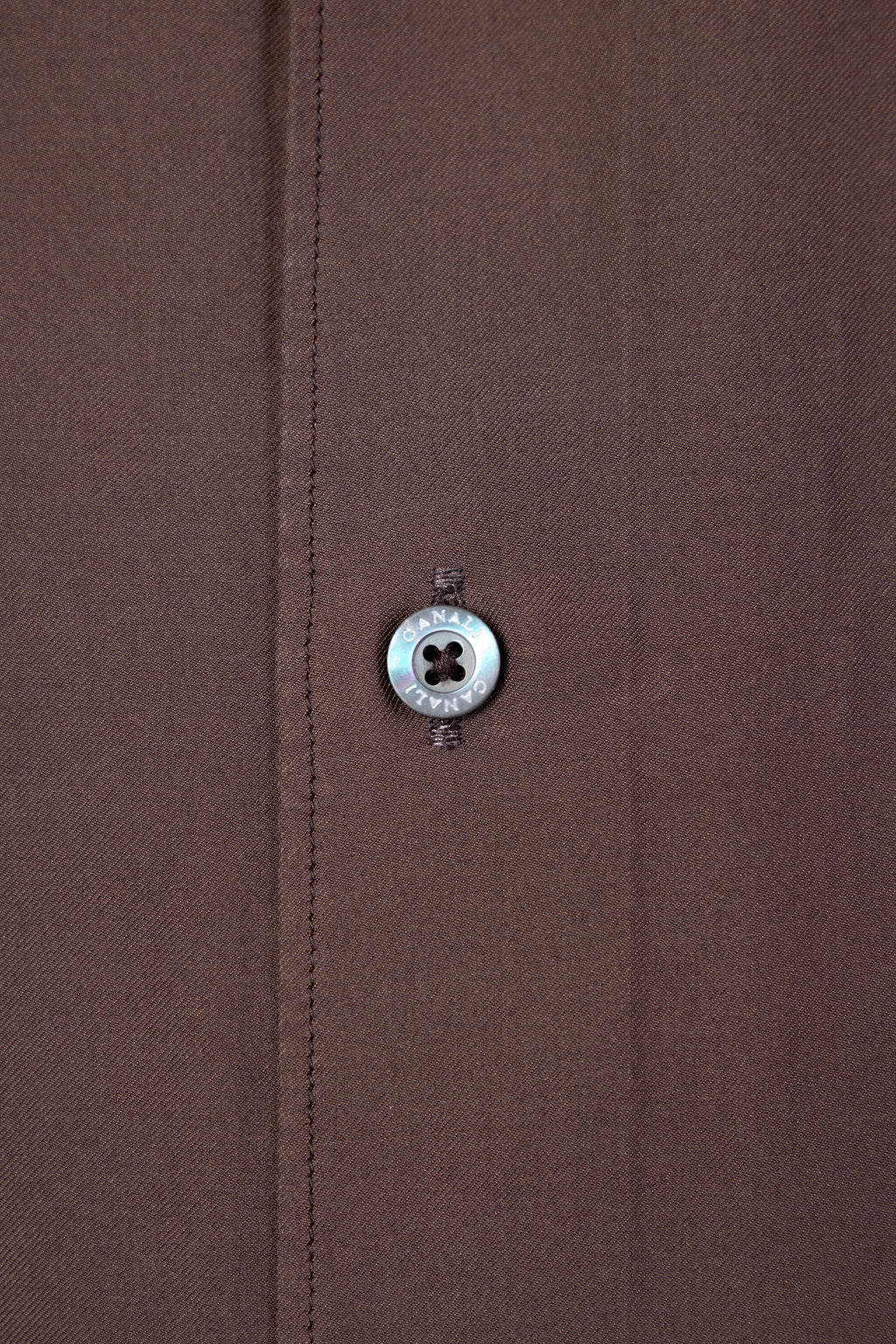 CANALI | Cotton And Silk Shirt | Chocolate