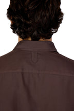 CANALI | Cotton And Silk Shirt | Chocolate