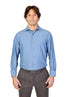 CANALI | Cotton And Silk Shirt | Dusty Blue