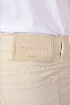 JACOB COHEN | Bard Twill Cotton Trousers | Beige