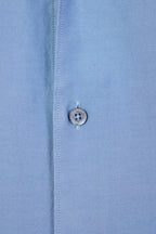 CANALI | Cotton And Silk Shirt | Dusty Blue