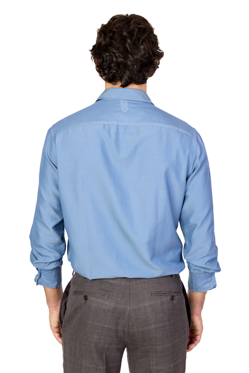 CANALI | Cotton And Silk Shirt | Dusty Blue