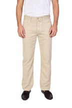 JACOB COHEN | Edo Lightweight Twill Trousers | Beige