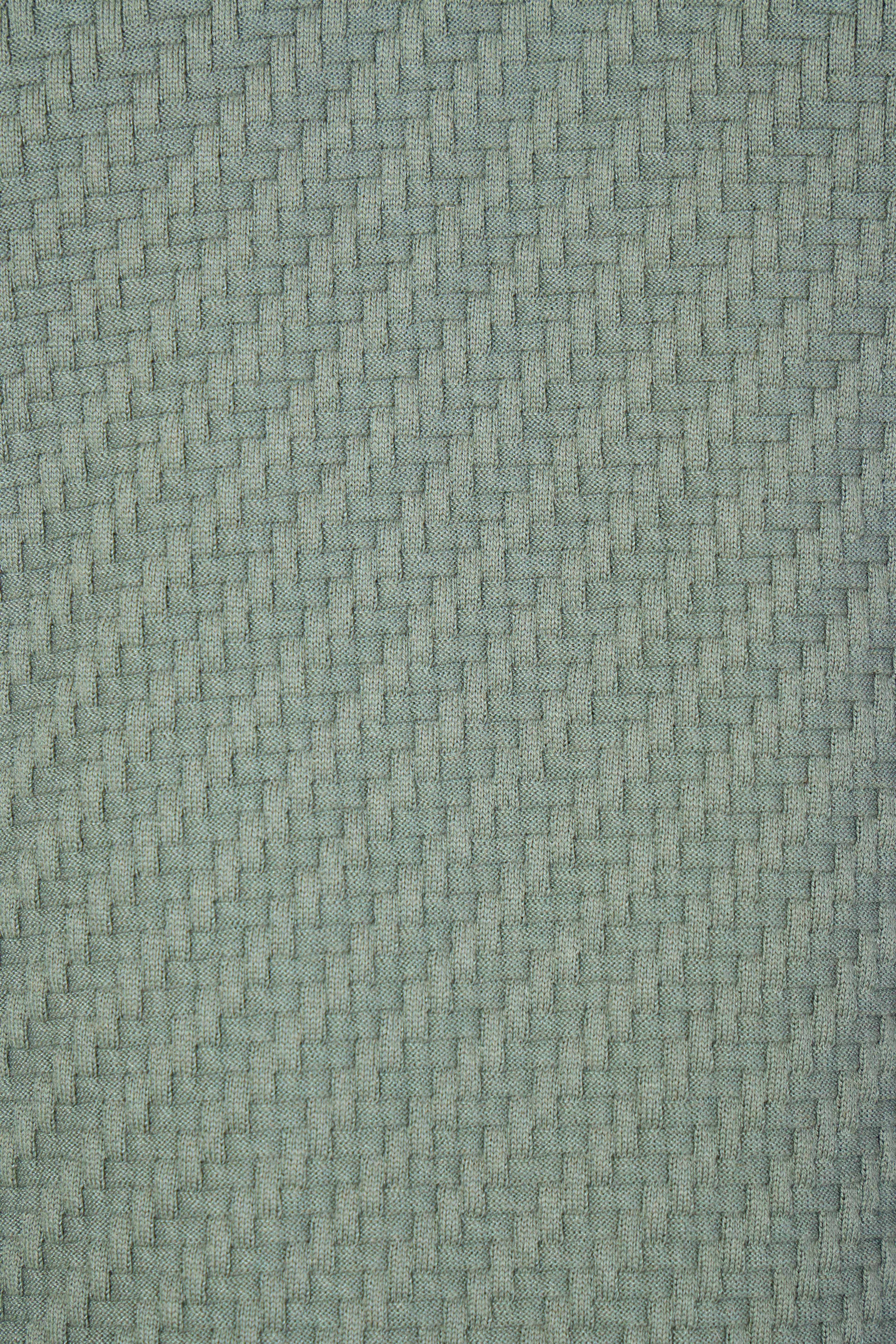 BRIONI | Basket Weave Polo | Forest