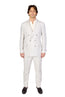 BRUNELLO CUCINELLI | Chalk Stripe Suit | Pale Grey