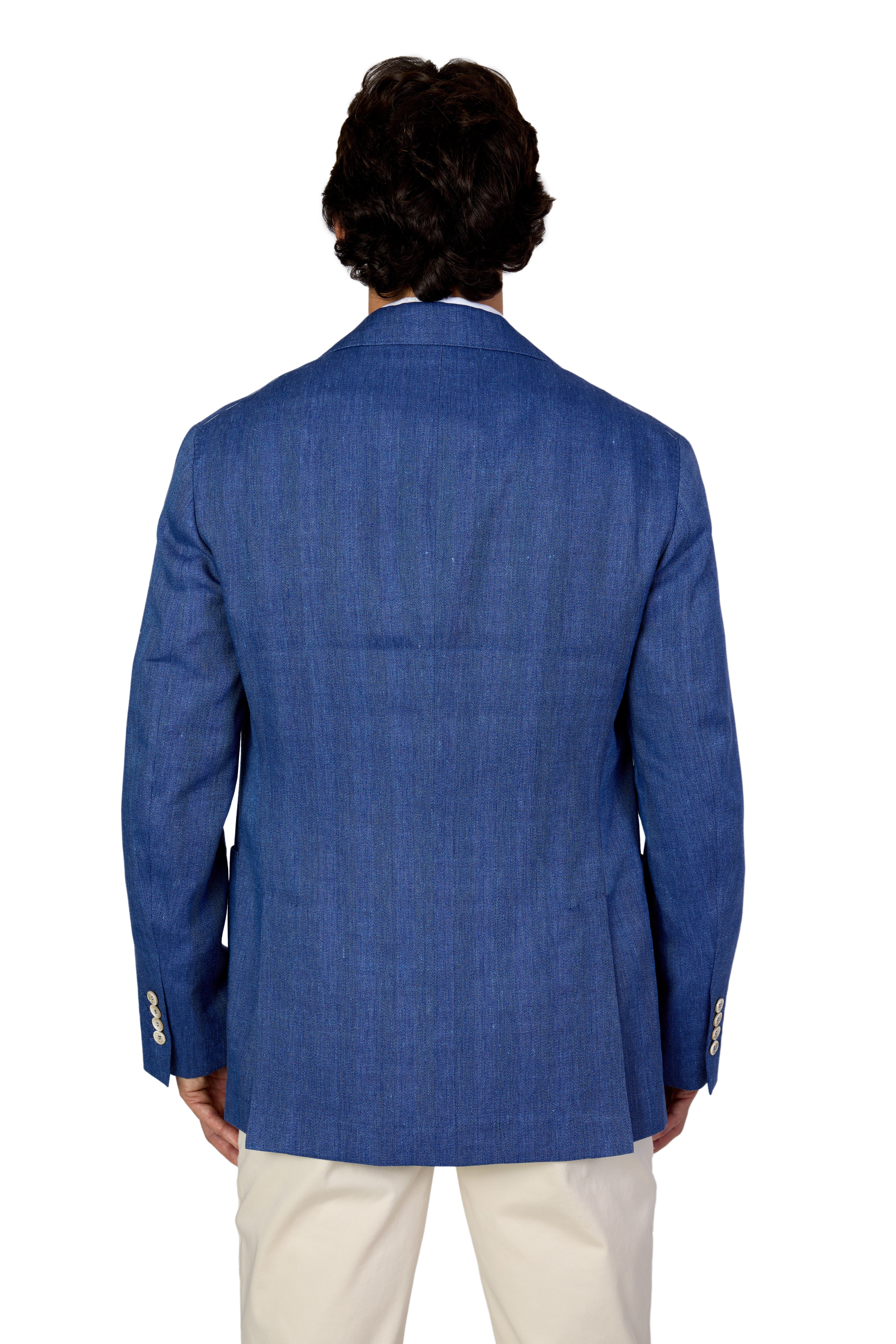 BRUNELLO CUCINELLI | Herringbone Jacket | Blue
