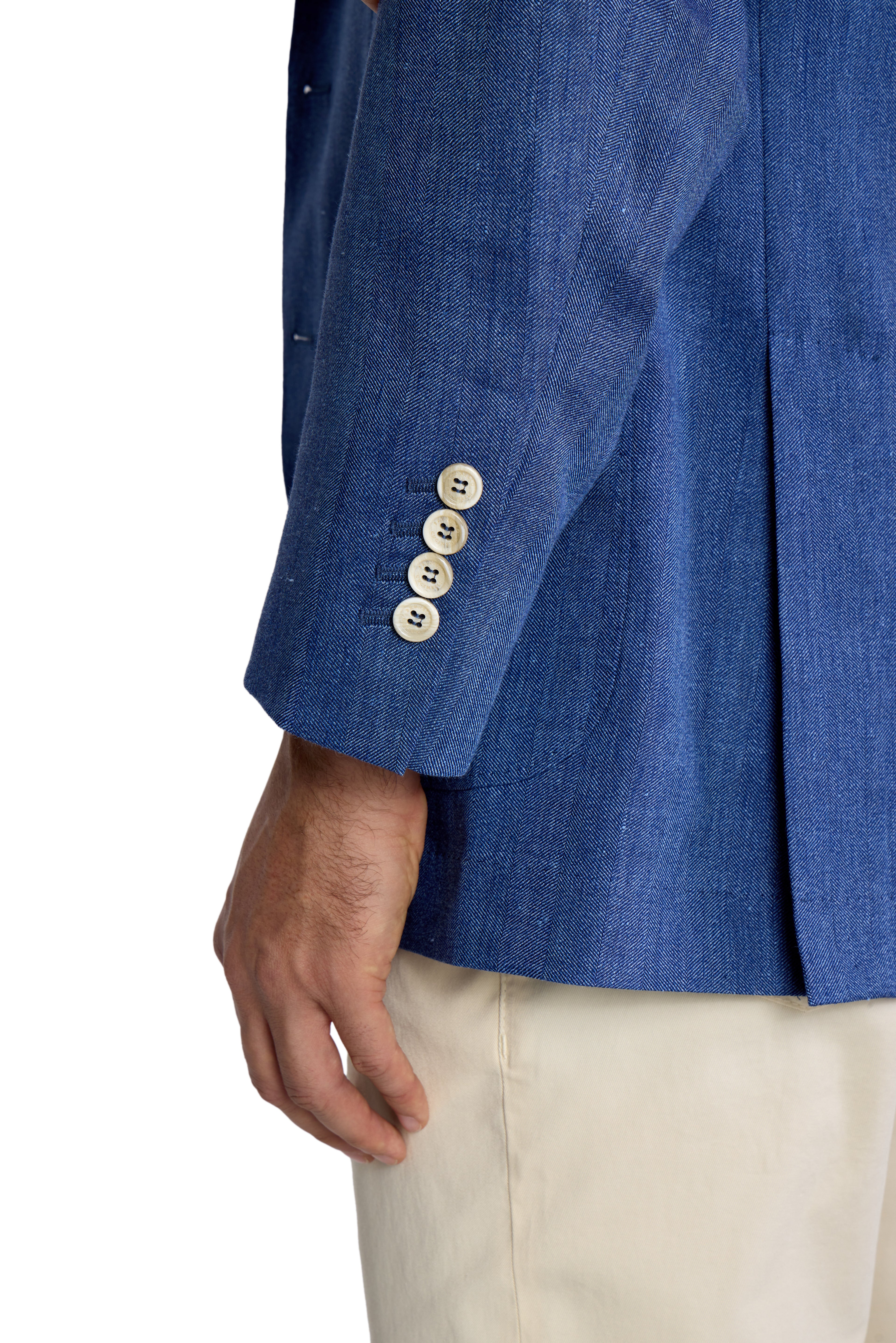 BRUNELLO CUCINELLI | Herringbone Jacket | Blue