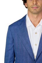 BRUNELLO CUCINELLI | Herringbone Jacket | Blue