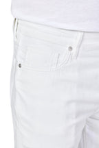 JACOB COHEN | Edo Lightweight Twill Trousers | White