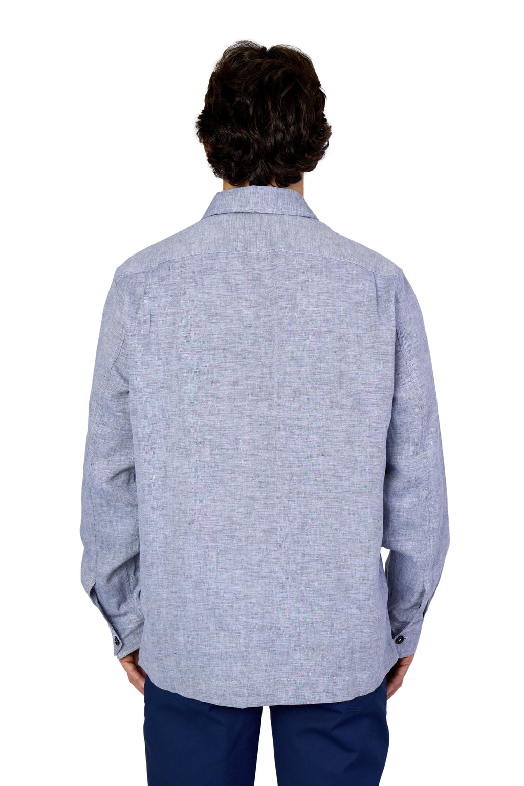 BRUNELLO CUCINELLI | Shirt With Crete Details | Dark Blue