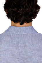BRUNELLO CUCINELLI | Shirt With Crete Details | Dark Blue