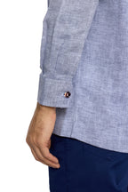 BRUNELLO CUCINELLI | Shirt With Crete Details | Dark Blue