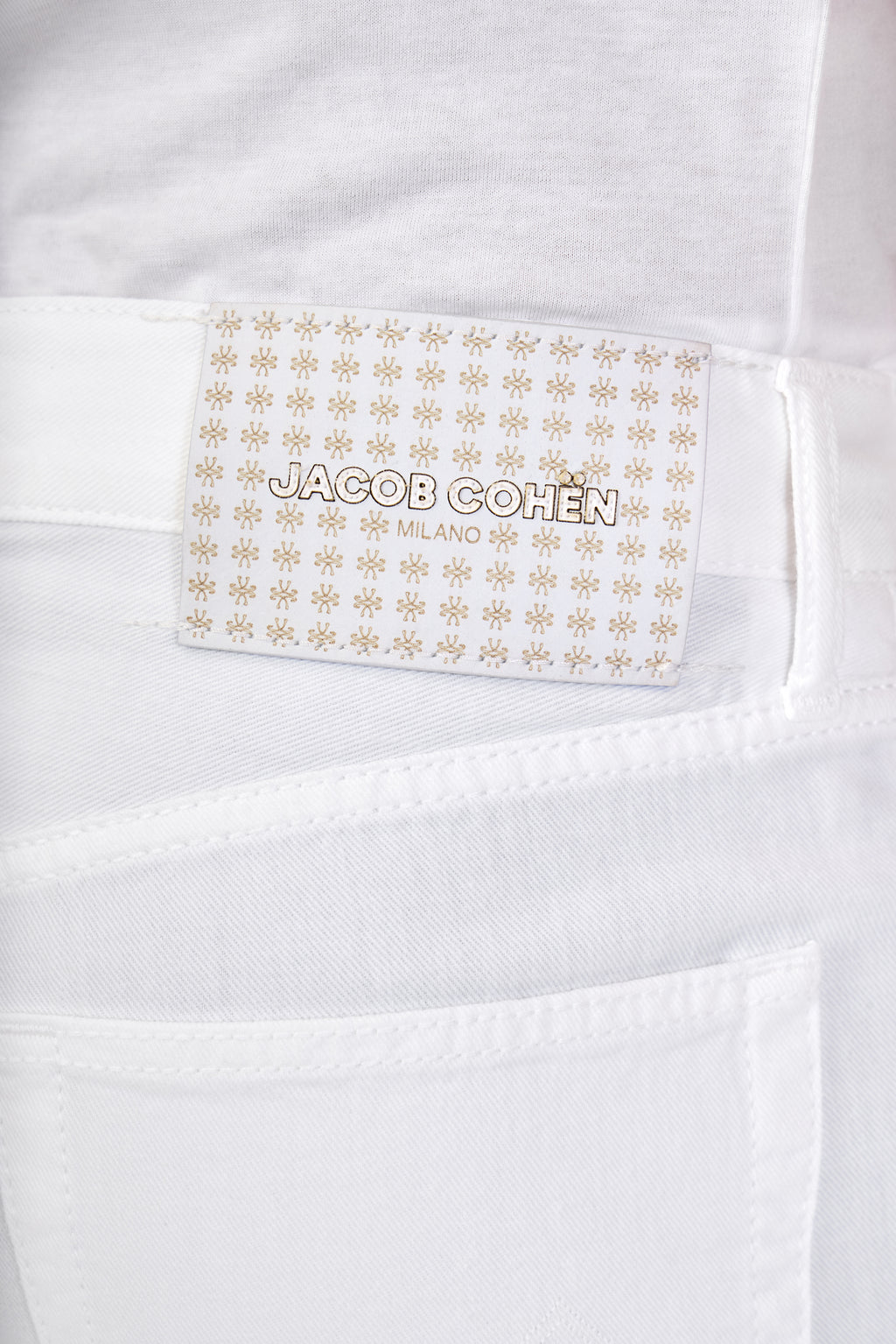 JACOB COHEN | Edo Lightweight Twill Trousers | White