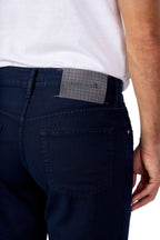 JACOB COHEN | Edo Lightweight Twill Trousers | Navy