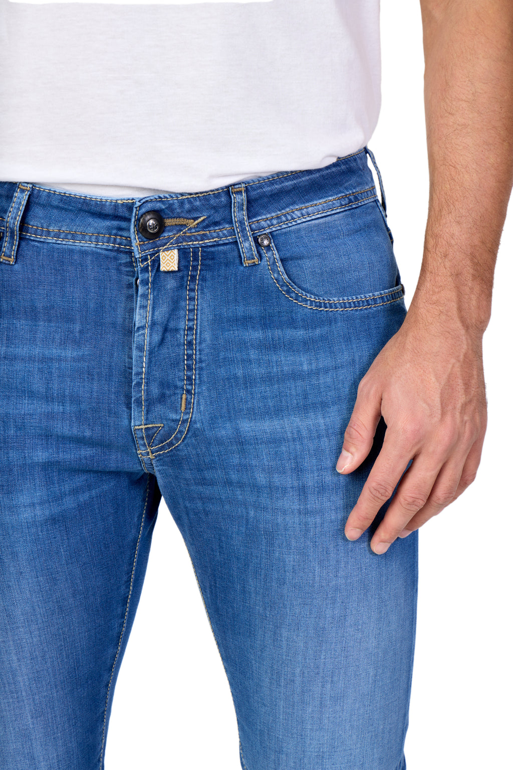 JACOB COHEN | Bard Jeans With Safari Patch | Denim