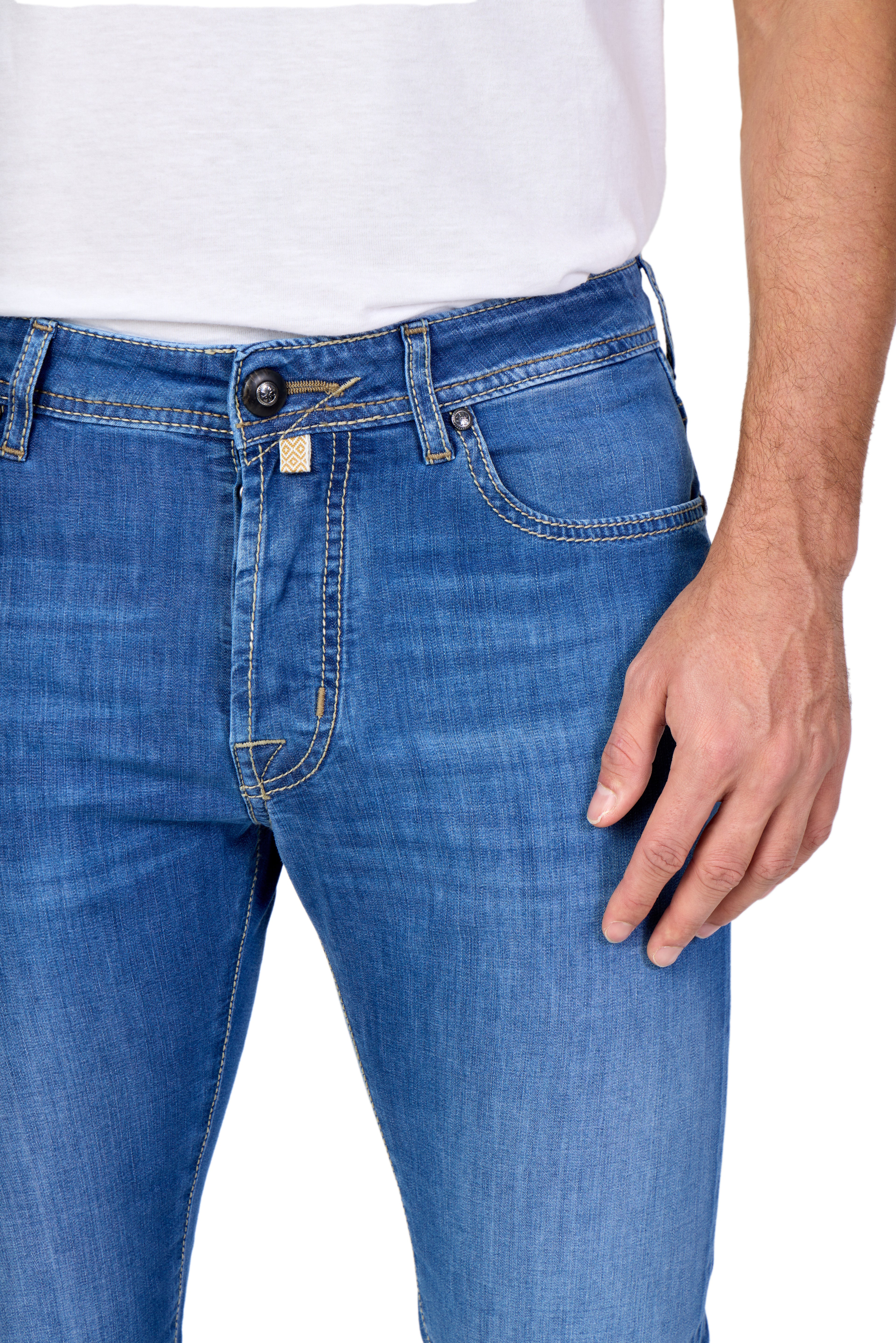 JACOB COHEN | Bard Jeans With Safari Patch | Denim