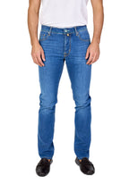JACOB COHEN | Resort Bard Jeans With Embroidered Car Patch | Denim