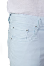 JACOB COHEN | Bard Twill Cotton Trousers | Blue