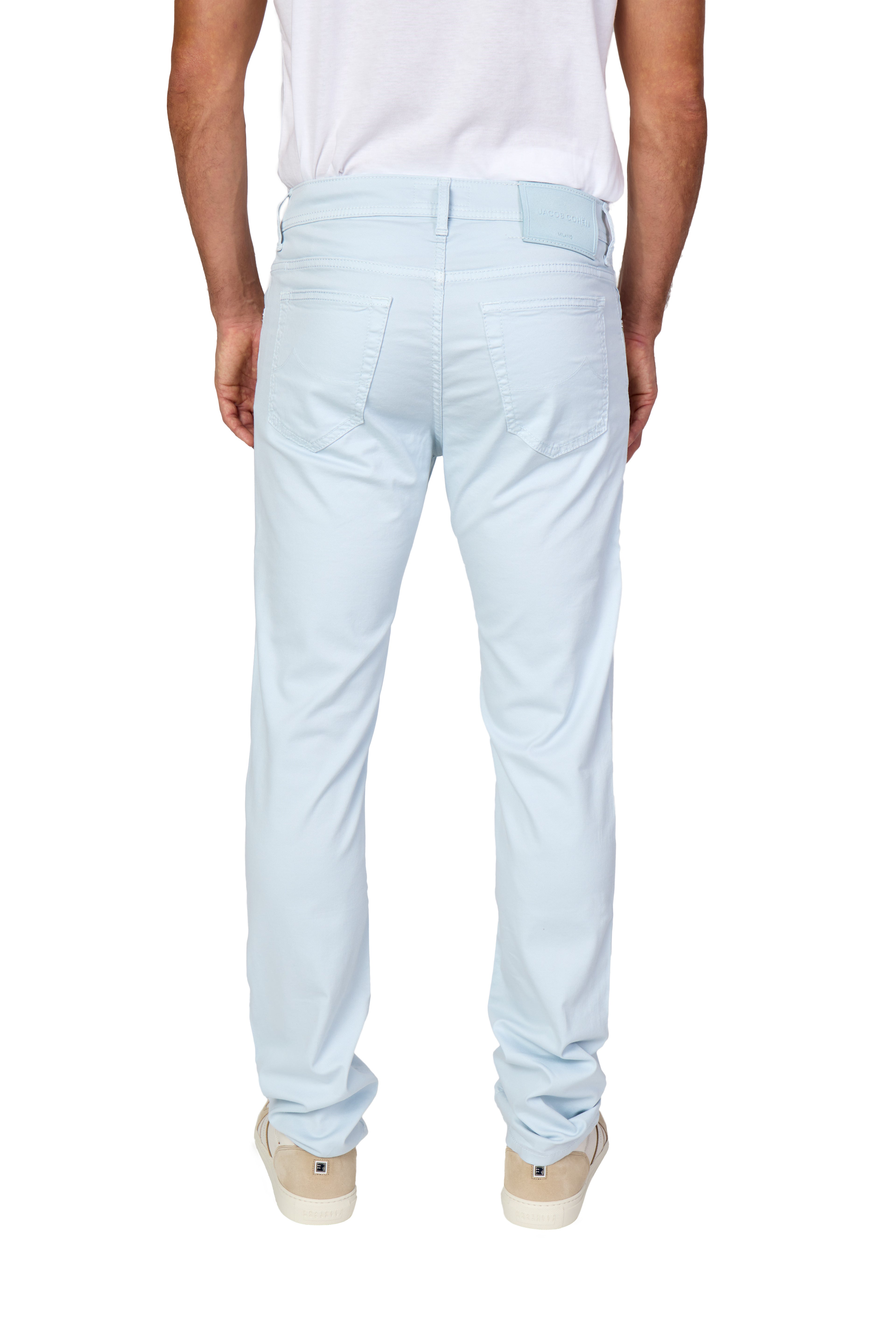 JACOB COHEN | Bard Twill Cotton Trousers | Blue