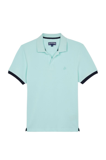 VILEBREQUIN Mint Green Polo With Contrast Trims