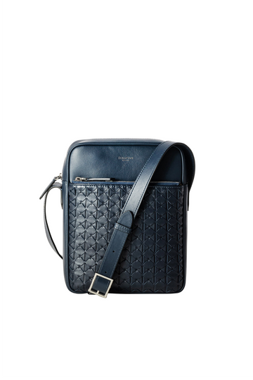 SERAPIAN Navy Messenger Bag