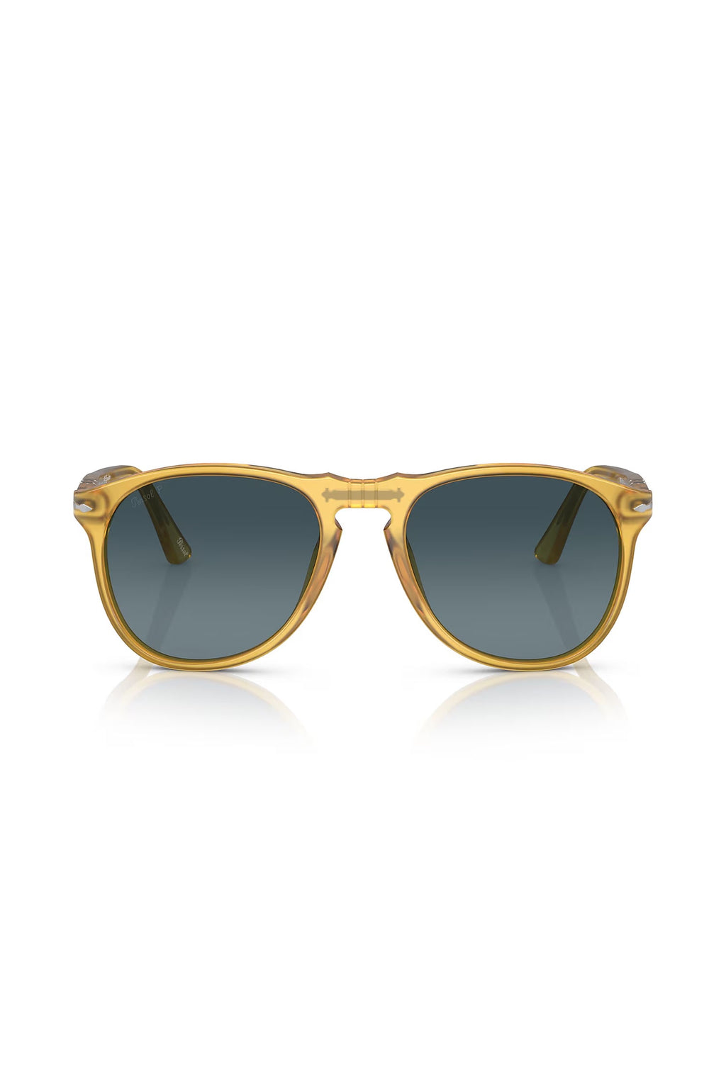 PERSOL YELLOW WITH POLARIZED GRAD. BLUE LENS 9649-S